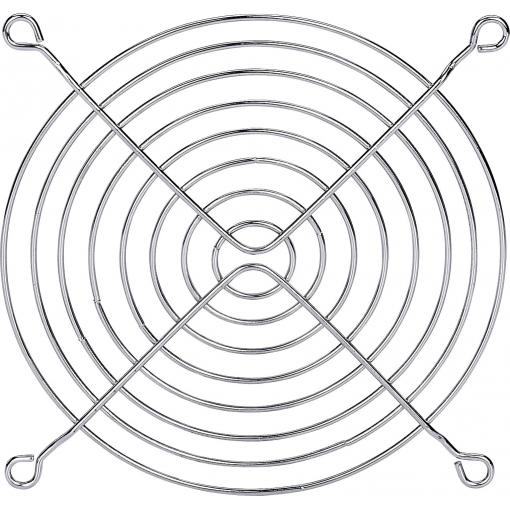 TRU COMPONENTS větrací mřížka 1 ks (š x v) 120 mm x 120 mm ocel