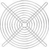TRU COMPONENTS větrací mřížka 1 ks (š x v) 200 mm x 200 mm ocel