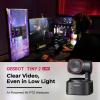 Obsbot Tiny 2 Lite PTZ 4K webkamera, 3840 x 2160 Pixel, Rychlé automatické sledování s pomocí AI, Ovládání gesty