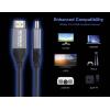 SpeaKa Professional HDMI / optické vlákno kabel Zástrčka HDMI-A, Zástrčka HDMI-A 100 m černá SP-12842688 8K UHD, AOC (aktivní optický kabel) HDMI kabel