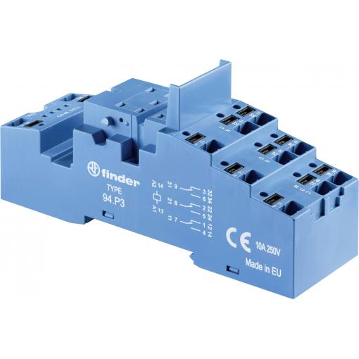 Finder 94.P3 patice pro relé Finder řada 55, lokátor řada 86 , lokátor řada 094 , Finder 55.32, Finder 55.33, Finder 86.30, Finder 094.91.3, Tray, 1 ks