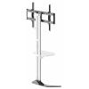 SpeaKa Professional SP-TVS-600 TV stojan 94,0 cm (37) - 218,4 cm (86”) podlahový stojan, Přízemní stěna, nastavitelná výška