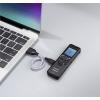 Renkforce RF-DVR-E36 digitální diktafon Maximální čas nahrávání 25 h černá potlačení šumu
