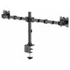 SpeaKa Professional držák na stůl pro monitor SP-MM-221 2 Displej: (s) 43,2 cm (17) - 88,9 cm (35) černá nastavitelná výška, naklápěcí, nakláněcí, otočný
