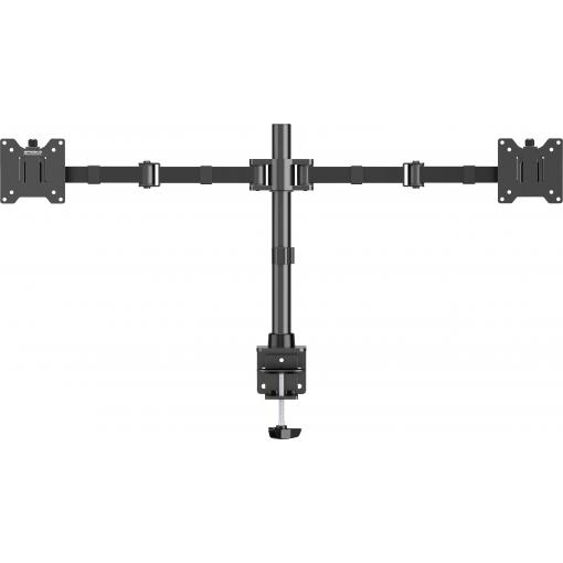 SpeaKa Professional držák na stůl pro monitor SP-MM-221 2 Displej: (s) 43,2 cm (17) - 88,9 cm (35) černá nastavitelná výška, naklápěcí, nakláněcí, otočný