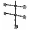SpeaKa Professional držák na stůl pro monitor SP-MM-541 4 Displej: (s) 43,2 cm (17) - 88,9 cm (35) černá otočný, nastavitelná výška, naklápěcí, nakláněcí