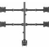 SpeaKa Professional držák na stůl pro monitor SP-MM-541 4 Displej: (s) 43,2 cm (17) - 88,9 cm (35) černá otočný, nastavitelná výška, naklápěcí, nakláněcí