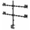 SpeaKa Professional držák na stůl pro monitor SP-MM-541 4 Displej: (s) 43,2 cm (17) - 88,9 cm (35) černá otočný, nastavitelná výška, naklápěcí, nakláněcí