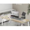 SpeaKa Professional držák na stůl pro monitor SP-MM-1030 1 Displej: (s) 43,2 cm (17) - 101,6 cm (40) bílá nastavitelná výška, naklápěcí, nakláněcí