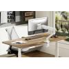 SpeaKa Professional držák na stůl pro monitor SP-MM-1030 1 Displej: (s) 43,2 cm (17) - 101,6 cm (40) bílá nastavitelná výška, naklápěcí, nakláněcí