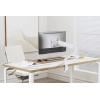 SpeaKa Professional držák na stůl pro monitor SP-MM-1030 1 Displej: (s) 43,2 cm (17) - 101,6 cm (40) bílá nastavitelná výška, naklápěcí, nakláněcí
