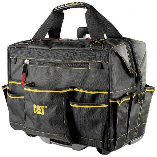 CAT Rolling Tool Bag (L x W x H) - 470 x 280 x 420 mm (no tools included) 980198N (d x š x v) 470 x 280 x 420 mm