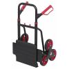 TOOLCRAFT TO-9650166 schodišťový rudl skládací, výškově nastavitelný, ocel, max. zatížení 150 kg