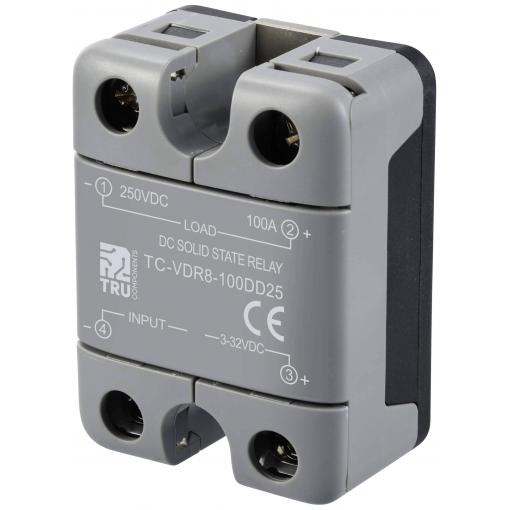 TRU COMPONENTS polovodičové relé TC-12705376 100 A Spínací napětí (max.): 250 V/DC DC obvod 1 ks