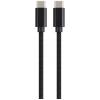 Renkforce USB kabel USB 2.0 USB-C ® zástrčka, USB-C ® zástrčka 1.00 m černá S magnetickým vinutím, látkový potah RF-6437920
