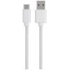 Renkforce USB kabel USB 2.0 USB-C ® zástrčka, USB-A zástrčka 1.00 m bílá S magnetickým vinutím, látkový potah RF-6437922