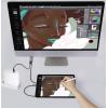 SpeaKa Professional USB-C® / HDMI kabelový adaptér USB-C ® zástrčka, Zástrčka HDMI-A, USB-C ® zásuvka 1.00 m černá SP-12875852 4K UHD, s nabíjecí zásuvkou ,