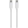 Renkforce USB kabel USB 2.0 USB-C ® zástrčka, USB-C ® zástrčka 1.00 m bílá S magnetickým vinutím, látkový potah RF-6437918