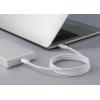 Renkforce USB kabel USB 2.0 USB-C ® zástrčka, USB-C ® zástrčka 1.00 m bílá S magnetickým vinutím, látkový potah RF-6437918