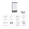 Steinel 068714 LED AUSSENLEUCHTE L 271 DIGI C ANT venkovní nástěnné LED osvětlení LED pevně vestavěné LED 6.6 W antracitová