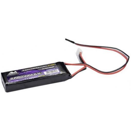 ArrowMax AM-700996 akupack Li-Pol (modelářství), 7.4 V, 1400 mAh, články 2, Softcase, JR