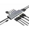 Akasa USB-C® dokovací stanice USB Type-C 14-In-1 Dock Vhodné pro značky (dokovací stanice pro notebook): univerzální integrovaná čtečka karet, napájení USB-C®