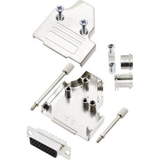 encitech MHDM35-15-HDS26-K 6355-0060-12 sada D-SUB zásuvková lišta 180 ° Pólů: 26 pájecí kalíšek 1 sada