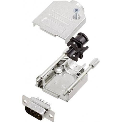 encitech DTZK09-DMP-K 6355-0002-21 sada D-SUB kolíkové lišty 180 ° Pólů: 9 pájecí kalíšek 1 sada