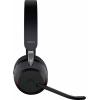 Jabra Evolve2 65 UC Headset otevřená (On Ear) Bluetooth® stereo černá regulace hlasitosti, Indikátor nabití, Vypnutí zvuku mikrofonu telefon