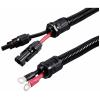Solární zástrčka pro kabelové očko M6, délka kabelu 250 mm TC-12195640 černá, červená TRU COMPONENTS Množství: 1 ks