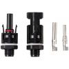 1 pár solárních konektorů/zásuvky pro 4/6 mm solární kabely TC-12195632 černá TRU COMPONENTS Množství: 2 ks