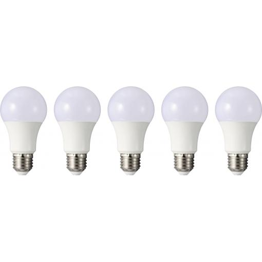 Sygonix SY-6649654 LED Energetická třída (EEK2021) F (A - G) E27 10 W = 75 W teplá bílá (Ø x v) 60 mm x 113 mm 5 ks