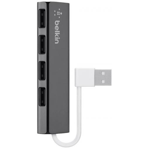 Belkin F4U042bt USB Hub 4 porty USB-A USB 2.0 480 MBit/s černá F4U042bt