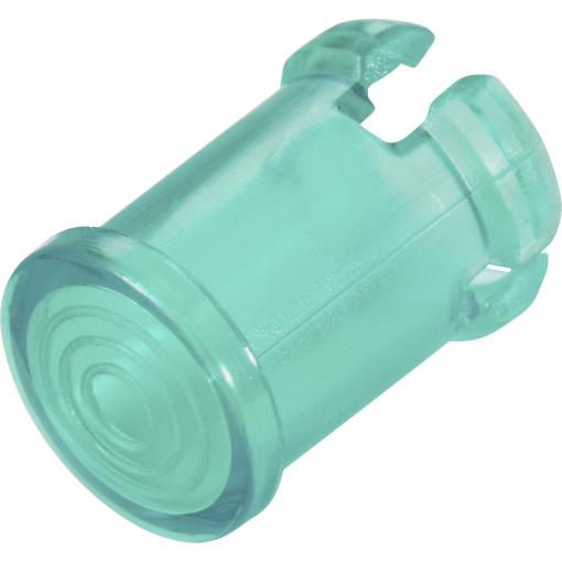 TRU COMPONENTS TC-13069296 krytka světla zelená, transparentní Vhodný pro (LED) LED 5 mm