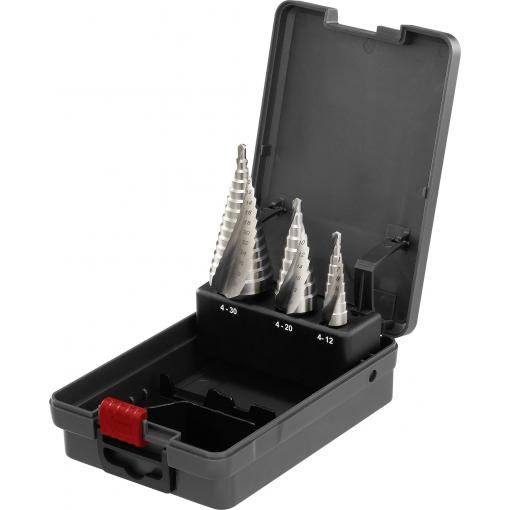 TOOLCRAFT TO-9913149 HSS stupňovitý vrták 1 sada