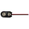 TRU COMPONENTS TC-13220476 bateriový klip 1x 9 V tlačítkové připojení (d x š) 28 mm x 15 mm