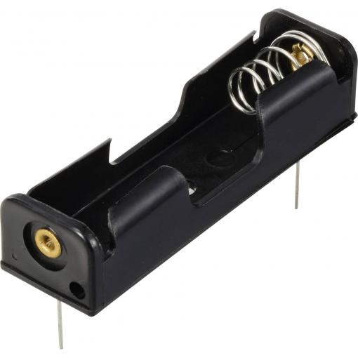 TRU COMPONENTS TC-13220516 bateriový držák 1x AA póly kontaktu (d x š x v) 58 x 17 x 14 mm