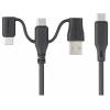 Renkforce Nabíjecí kabel USB USB 2.0 USB-C® 0.50 m černá RF-6615906
