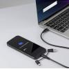 Renkforce Nabíjecí kabel USB USB 2.0 USB-C® 0.50 m černá RF-6615906