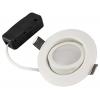 Sygonix SY-6610778 LED vestavné svítidlo, třída F (A - G), LED, 5.5 W, bílá, sada 3 ks