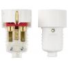 Sygonix SY-6618464 zásuvka polypropylen (PP) 250 V/AC bílá