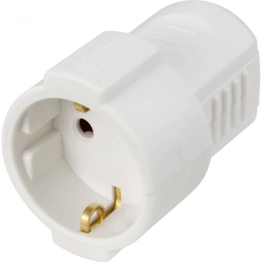 Sygonix SY-6618464 zásuvka polypropylen (PP) 250 V/AC bílá