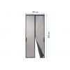 Renkforce RF-IS-100 RF-6442918 Dveřní létající obrazovka (d x š) 210 cm x 90 cm černá 1 ks