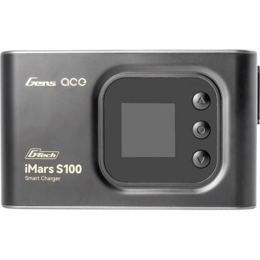 Gens ace Imars S100 modelářská multifunkční nabíječka, 10 A, Li-Pol, Li-Ion, LiHV , LiFePO , NiMH, rozpoznání baterie , nabíjecí funkce, grafické zobrazení