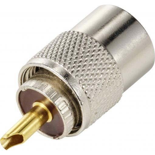 TRU COMPONENTS TC-12885932 UHF konektor zástrčka, rovná 50 Ω 1 ks