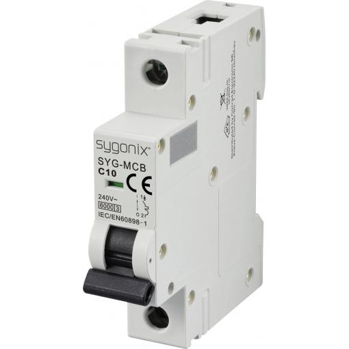 Sygonix SY-6440888 SYG-MCB 1P/C10/6KA elektrický jistič 1pólový 10 A 240 V/AC