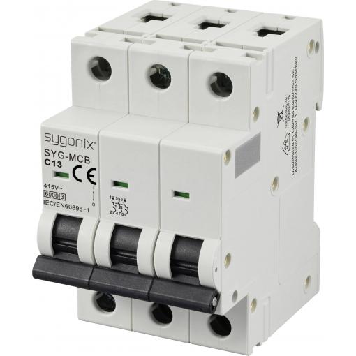 Sygonix SY-6441082 SYG-MCB 3P/C13/6KA elektrický jistič 3pólový 13 A 415 V/AC