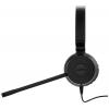 Jabra Evolve 30 II UC Headset otevřená (On Ear) kabelová stereo černá Vypnutí zvuku mikrofonu, regulace hlasitosti Počítače