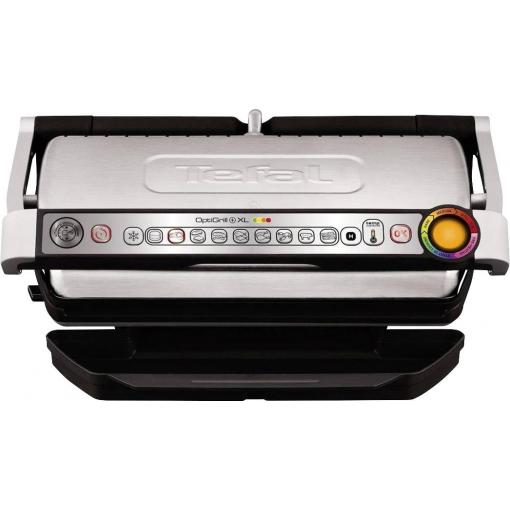 Tefal Optigrill XL elektrický gril, kontaktní gril, nerezová ocel kartáčovaná, černá