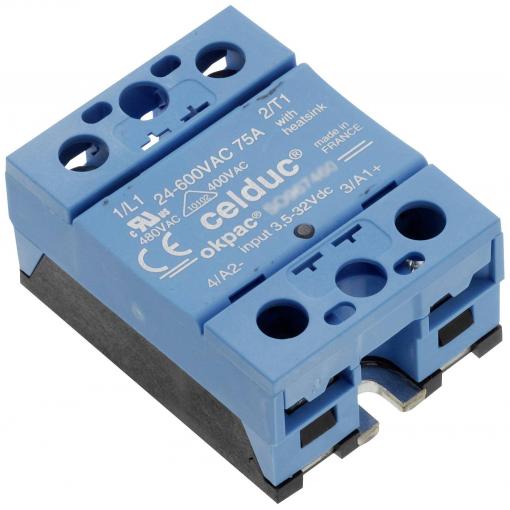 Celduc polovodičové relé SO867070 75 A Spínací napětí (max.): 510 V/AC 1 ks